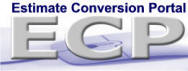 Estimate Conversion - Web based application developed by Sphere